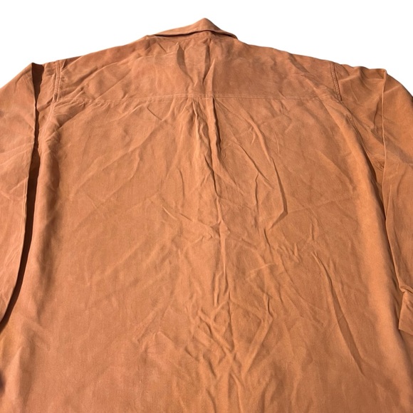 Cypress Live Life - Men’s 100% silk Button Down Shirt Sz XXL - Picture 5 of 5